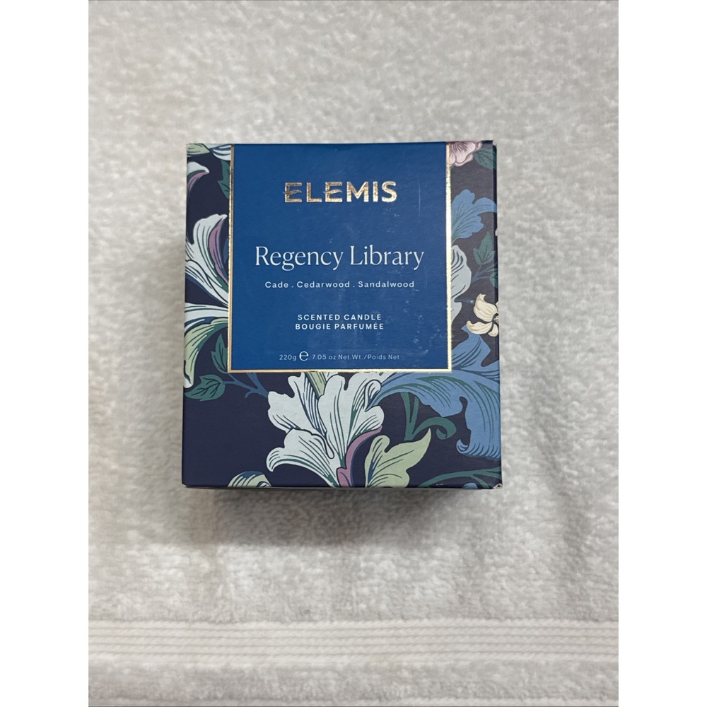 Elemis Regency Library Cade Cedarwood Sandalwood Scented Candle 7.05oz NEW